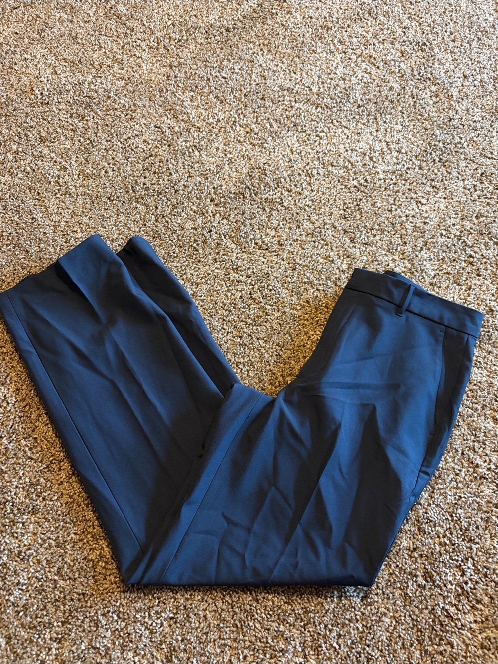 Banana Republic Navy Dress Pants - Sleek Straight Leg